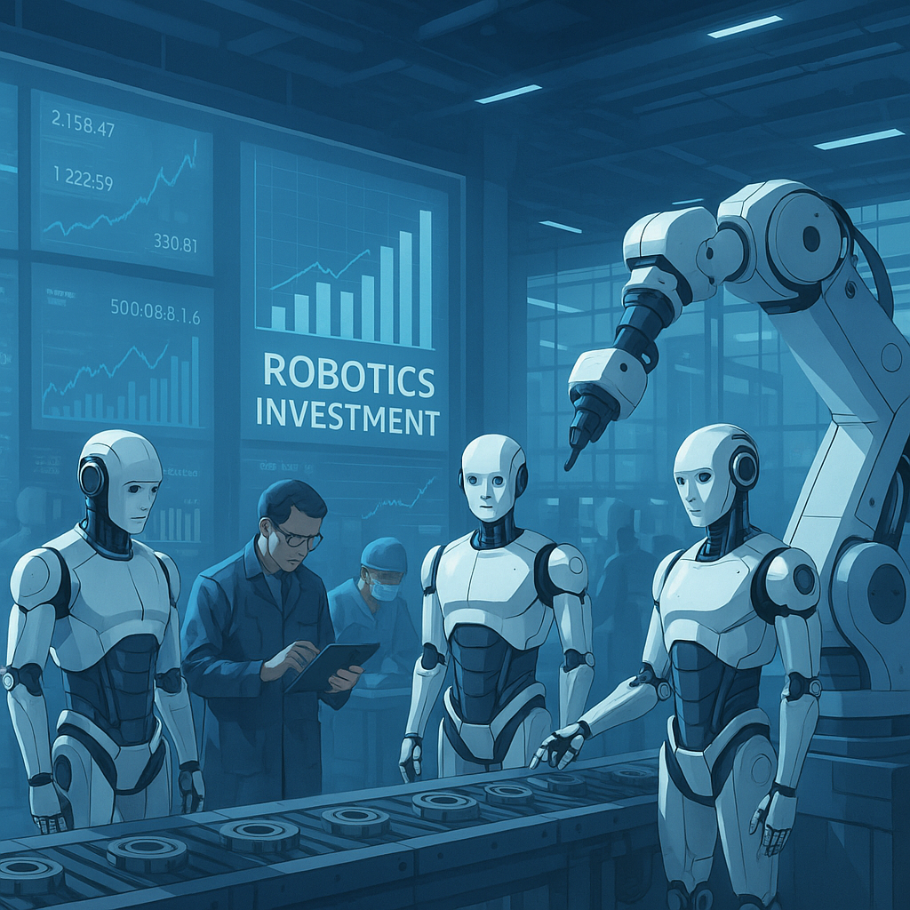 Inversión masiva en robótica impulsa la próxima era industrial global